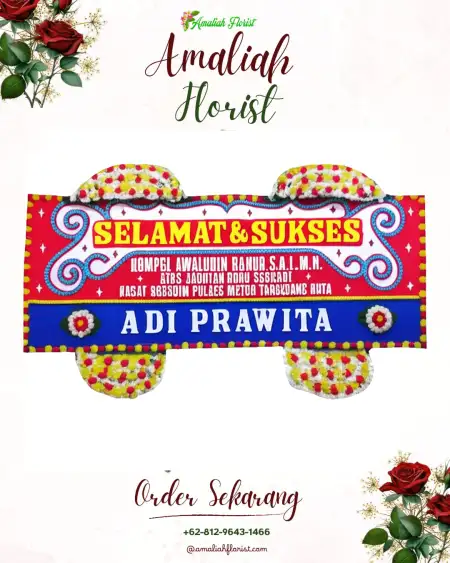 Papan Bunga Ucapan Selamat Mayong Lor